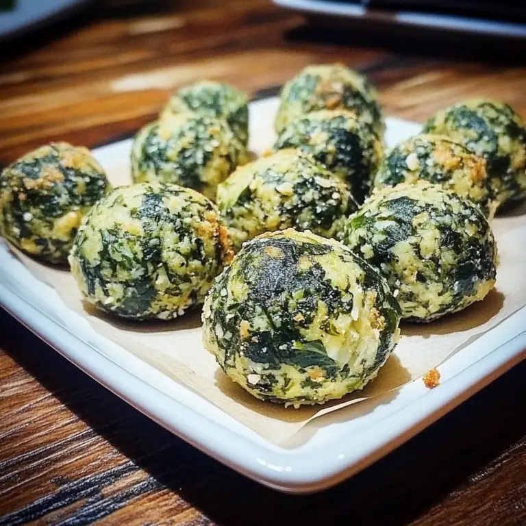 Best Ever Spinach Balls Appetizer